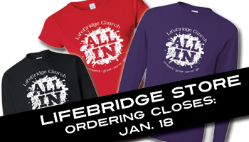 The LifeBridge Store – Ordering closes Jan. 18